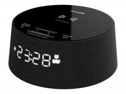 Принадлежност за смартфон Philips Alarm clock, Bluetooth®, with wireless phone charger-  Qi. USB port