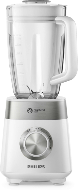 Блендер PHILIPS Blender Philips white 800W 1.5 L plastic jar