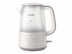 Бяла техника Philips Kettle  Daily Collection 1.5 liter 2200 W White-Gray