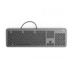 HAMA-KC-700-silent-USB-kirilizirana-Cheren-Siv