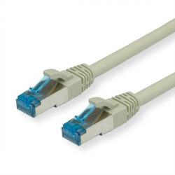 Медна пач корда Patch cable S-FTP Cat.6a 0.5m, Grey, 21.99.0860