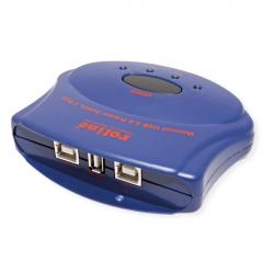 Мрежов аксесоар Manual Switch USB2.0 1A-2B, Roline 14.01.2332