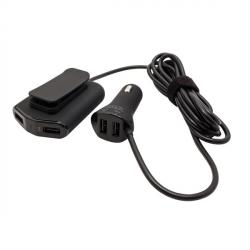 Кабел/адаптер USB Car Charger 4x, 2.4A, Value 19.99.1063