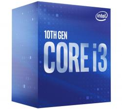 Процесор Intel Core i3-10100F, четири ядрен, 4.3GHz turbo boost, 6MB кеш памет, 65W, LGA1200,box