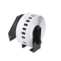 Касета за етикетен принтер Makki съвместими етикети Brother DK-22210 - 29mm x 30.48m, Black on White