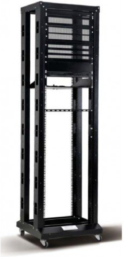 Шкаф за техника - Rack Отворена рамка 42U двойна, подходяща за монтаж на батерии