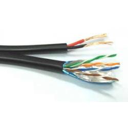 Инсталационен LAN кабел  Кабел FTP Cat.5E CU 24AWG+2x1.00 mm CU, макара 305m