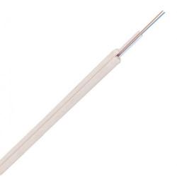 Инсталационен оптичен кабел FTTH 4F, LSZH , 2x0.50 FRP, бял