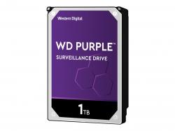 Хард диск / SSD Хард диск видеонаблюдеие WD Purple 1TB SATA III, 3.5" 5400 rpm, 64MB Cache, 24x7