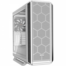 Кутия be quiet! SILENT BASE 802 Window White, E-ATX-ATX-M-ATX-Mini-ITX, 3x Pure Wings 2 140mm, 4-step fan controller with PWM Hub, 2x USB 3.2 Gen. 1, 1x USB 3.2 Gen. 2 Type C, Mic + Audio, Interchangeable top cover and front panel, 3Y warranty