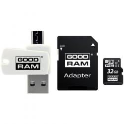 SD/флаш карта GOODRAM 32GB MicroSDHC with adapter