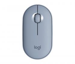 Мишка Logitech Pebble M350 Wireless Mouse - Blue Grey - EMEA