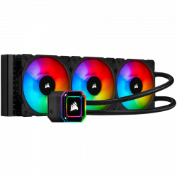 Водно охлаждане Corsair iCUE H150i ELITE CAPELLIX, 360mm Radiator, Triple 120mm ML RGB Fans