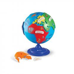 Продукт Learning Resources Глобус - пъзел, 20 cm