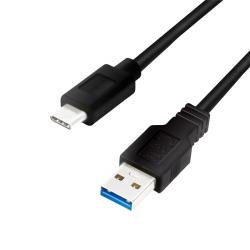 Кабел/адаптер Cable USB3.1 A-C, M-M, 3m, Logilink CU0171