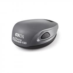 Канцеларски продукт Colop Печат Stamp Mouse R 30, джобен, кръгъл, 30 mm, сив