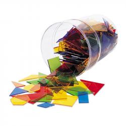  Learning Resources Танграм, прозрачен, 15 различни форми, 450 броя