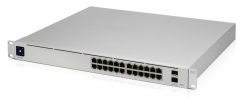 Комутатор/Суич Комутатор Ubiquiti USW-Pro-24, 24x Gbit RJ45 порта, 2xSFP+ слота, управляем L2,L