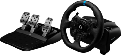 LOGITECH G923 Racing Wheel and Pedals - PC-PS - BLACK - USB