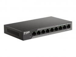 Комутатор/Суич D-LINK 9-Port Desktop Fast Ethernet PoE Gigabit Uplink Surveillance Switch
