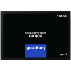 Хард диск / SSD GOODRAM CX400 128GB SSD, 2.5” 7mm, SATA 6 Gb-s, Read-Write: 550 - 460 MB-s, gen. 2
