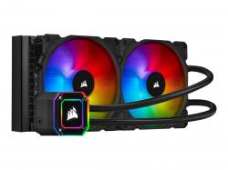 Водно охлаждане CORSAIR iCUE H115i ELITE CAPELLIX 280mm Radiator RGB Fans Software Control