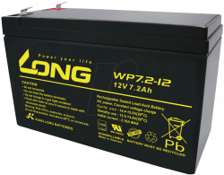 Батерия за UPS Aкумулаторна батерия Long WP7.2-12A, 12V 7.2Ah F2, за UPS, 151 х 65 х 94 мм