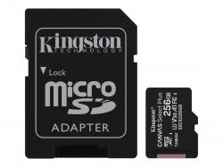 SD/флаш карта KINGSTON 256GB micSDXC Canvas Select Plus 100R A1 C10 Card + ADP
