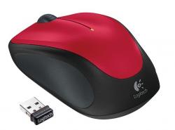 Мишка LOGITECH M235 WL-NB-RED+BLACK
