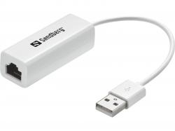 Мрежова карта/адаптер SANDBERG SNB-133-78 :: USB 2.0 мрежова карта Sandberg 100Mbps