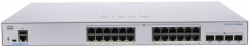 Комутатор/Суич Cisco CBS350 Managed 24-port GE, PoE, 4x1G SFP