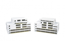 Комутатор/Суич Cisco CBS350 Managed 24-port GE, Full PoE, 4x1G SFP