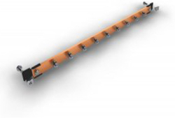 Аксесоар за шкаф Шина за шкаф 12U 19"