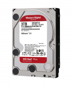 Хард диск / SSD Western Digital Red Plus 3TB SATA 6Gb-s 3.5inch Rpm5400 128MB cache Internal HDD Bulk