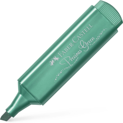 Канцеларски продукт Faber-Castell Текст маркер 1546, металик, зелен