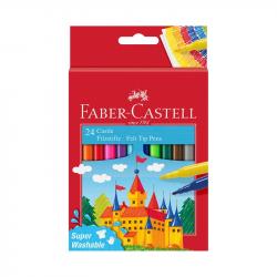 Канцеларски продукт Faber-Castell Флумастери Замък, 24 цвята