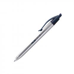 Канцеларски продукт Milan Химикалка P1 Silver, автоматична, 1.0 mm, цвят асорти, синьо мастило