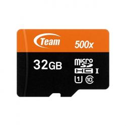 SD/флаш карта Карта памет Team Group 32GB Micro SDHC-SDXC UHS-I Orange Card + SD Adapter