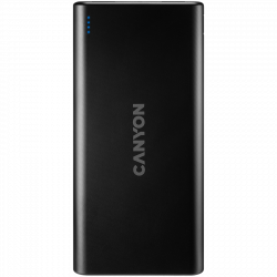 Батерия за смартфон CANYON PB-106, 10000mAh, 10.5 W, 2.1 A, 2x USB 2.0, Черен