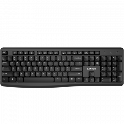 CANYON-CNE-CKEY5-BG-Wired-Chocolate-Standard-Keyboard-105-keys