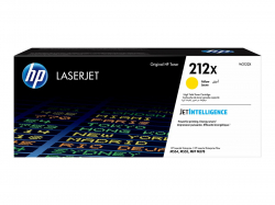 Тонер за лазерен принтер HP 212X, оригинален, за HP Color LaserJet Enterprise series, 10000 страници, жълт