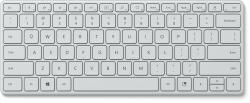 Клавиатура MS Bluetooth Compact Keyboard Eng Intl Euro Hdwr Glacier QWERTY
