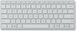 Клавиатура MS Bluetooth Compact Keyboard Eng Intl Euro Hdwr Glacier QWERTY