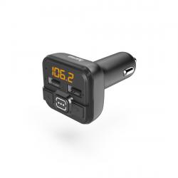 Мултимедиен продукт FM Трансмитер HAMA AUX-IN + USB-IN, MP3, Черен