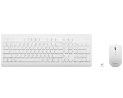 Клавиатура LENOVO 510 Wireless Combo Keyboard & Mouse - US English 103P White