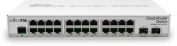 Комутатор/Суич Switch MikroTik CRS326-24G-2S+IN, 24xGE, 2xSFP+, 800MHz, 512MB, L5, desktop