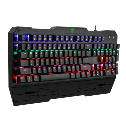 Клавиатура Механична геймърска клавиатура Redragon T-Dagger Battleship Rainbow T-TGK301
