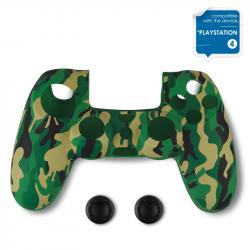 Protektor-Spartan-Gear-Silicon-Skin-Cover-Thumb-Grips-za-Dualshock-4-Green-Camo