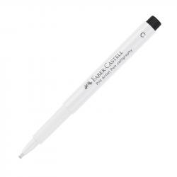 Канцеларски продукт Faber-Castell Маркер Pitt Artist, със скосен връх, бял