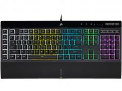 Клавиатура CORSAIR K55 RGB PRO Gaming Keyboard Backlit Zoned RGB LED Rubberdome